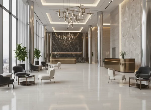 Hotel Lobby Floor Travertine Marble Tile